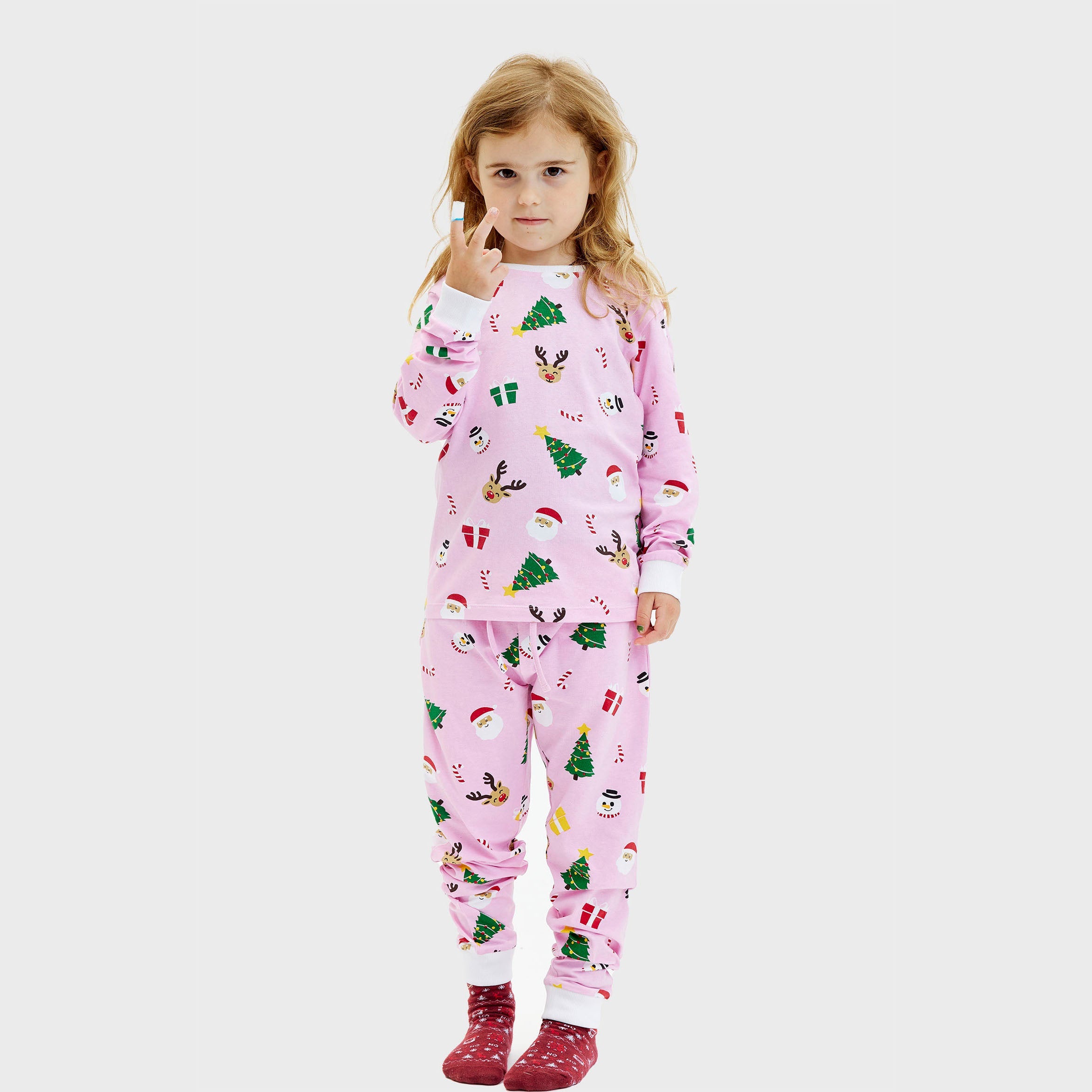 The Pinkish christmas pyjamas - child